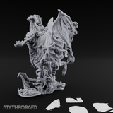 Cloaked In Wisps Spirit Dragon Specter Miniature for Dungeons and Dragons, Pathfinder or other TTRPGs