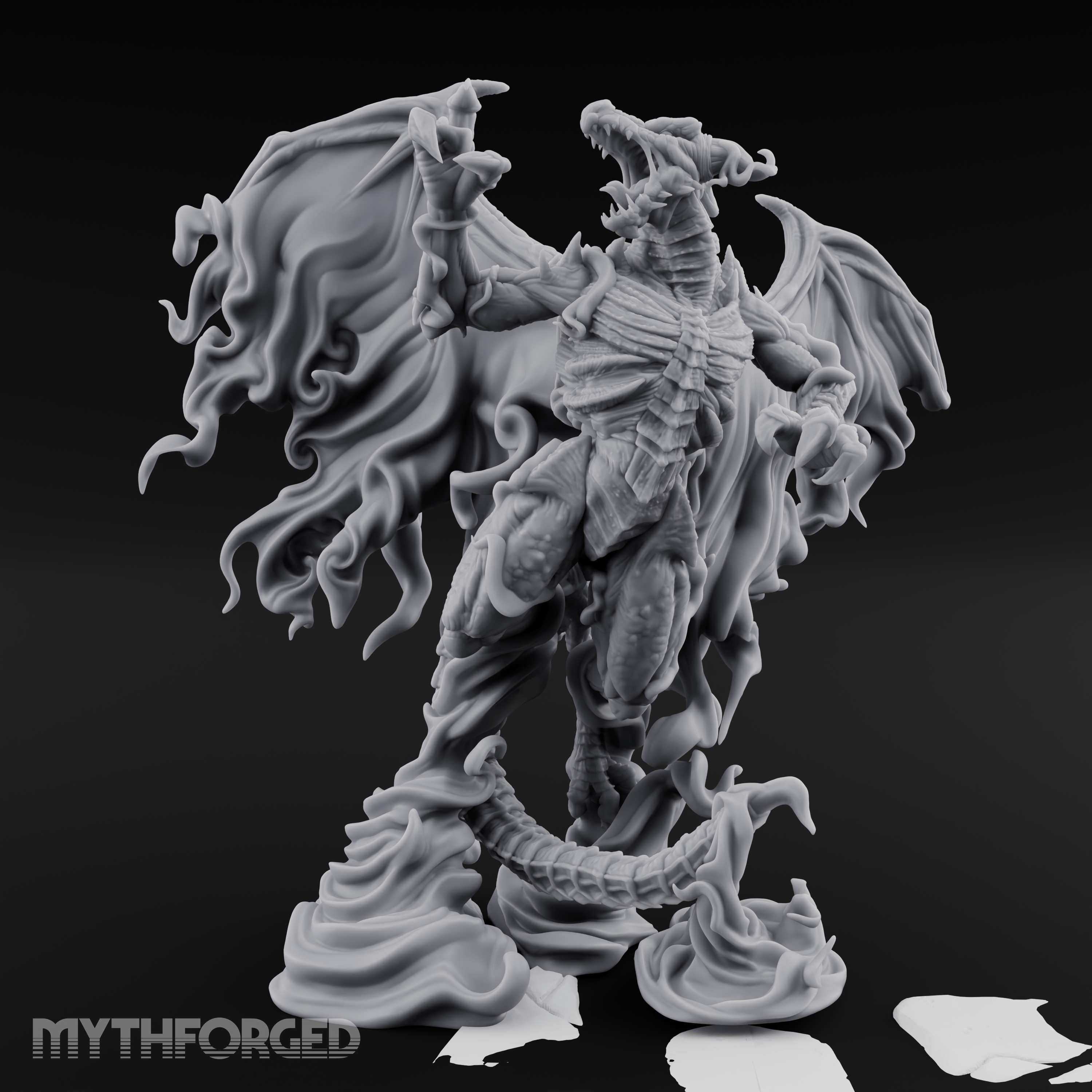 Cloaked In Wisps Spirit Dragon Specter