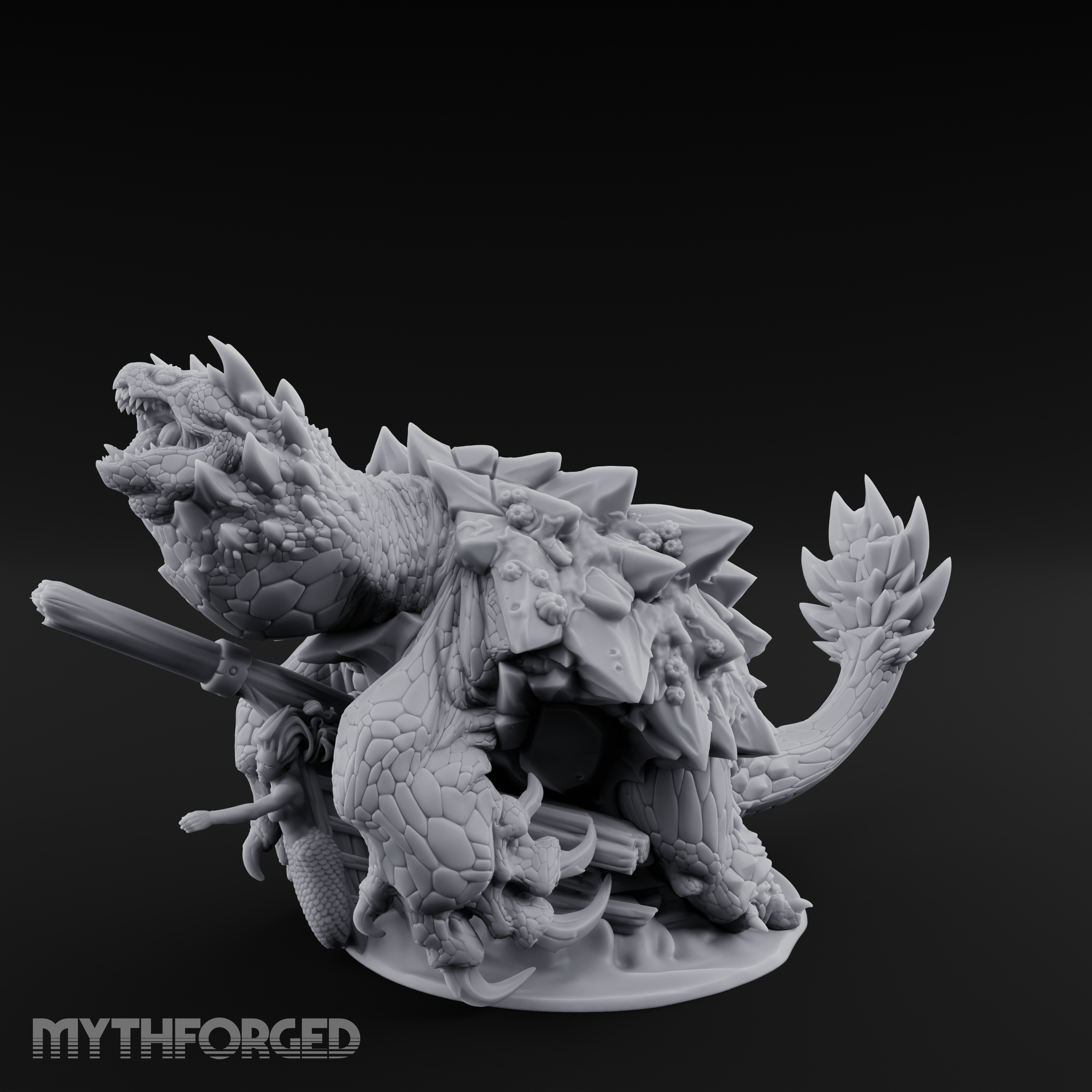 Spines Bristling Menace Dragon Turtle Brute