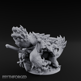 Spines Bristling Menace Dragon Turtle Brute Miniature for Dungeons and Dragons, Pathfinder or other TTRPGs