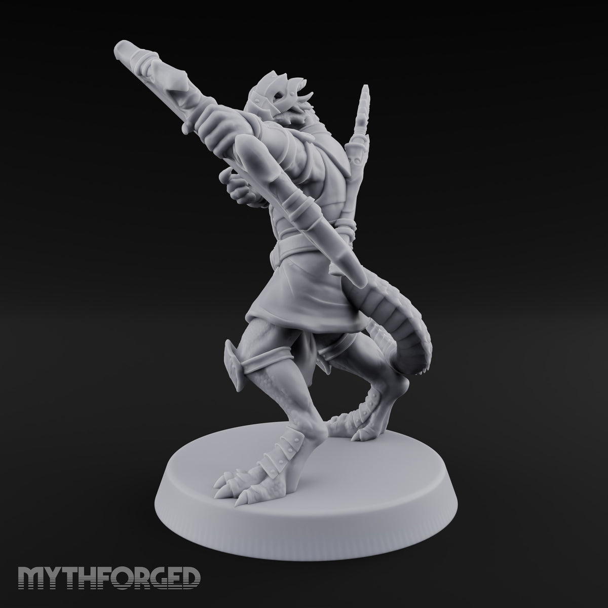 Crests Up, Tails Out Dragonborn Archer A