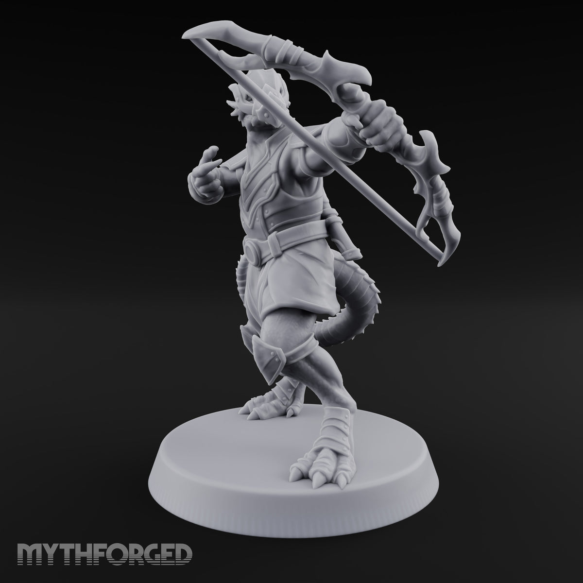 Crests Up, Tails Out Dragonborn Archer A