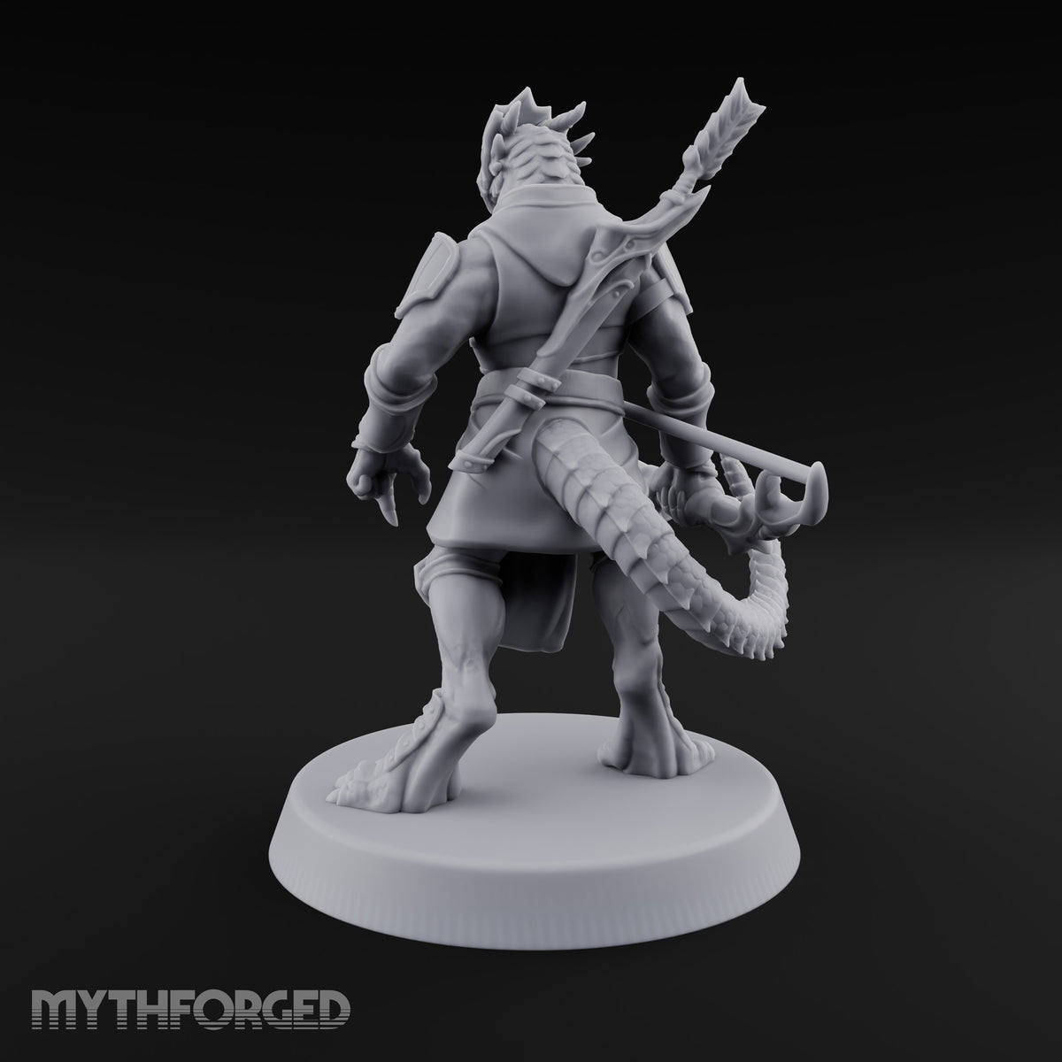 Crests Up, Tails Out Dragonborn Archer B
