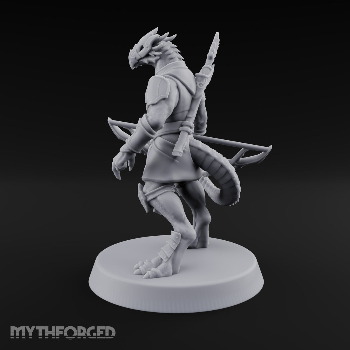 Crests Up, Tails Out Dragonborn Archer B