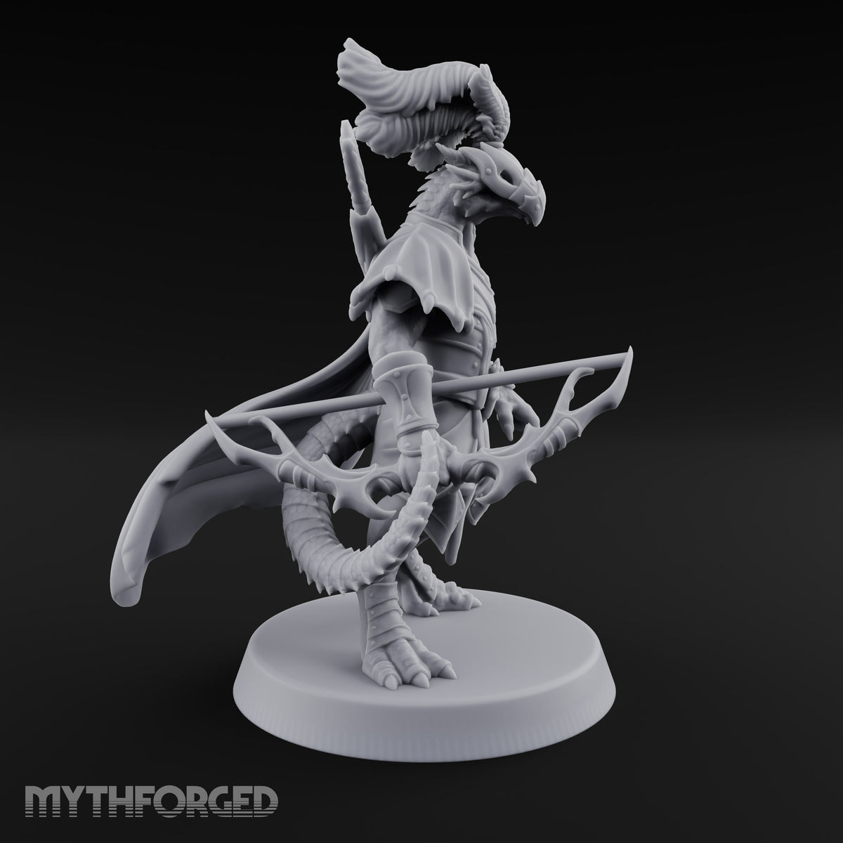 Feathered Hat Dragonborn Archer Leader