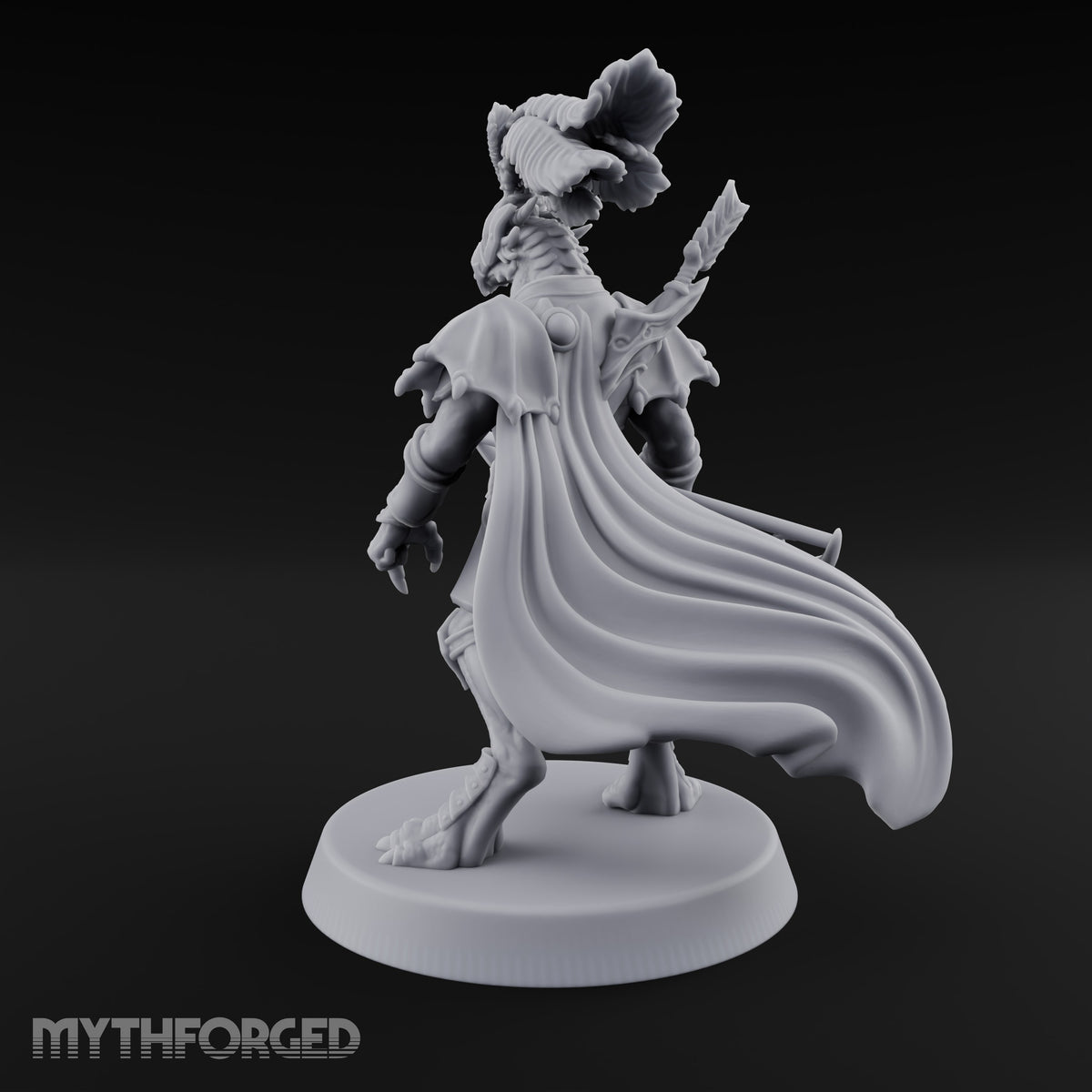 Feathered Hat Dragonborn Archer Leader