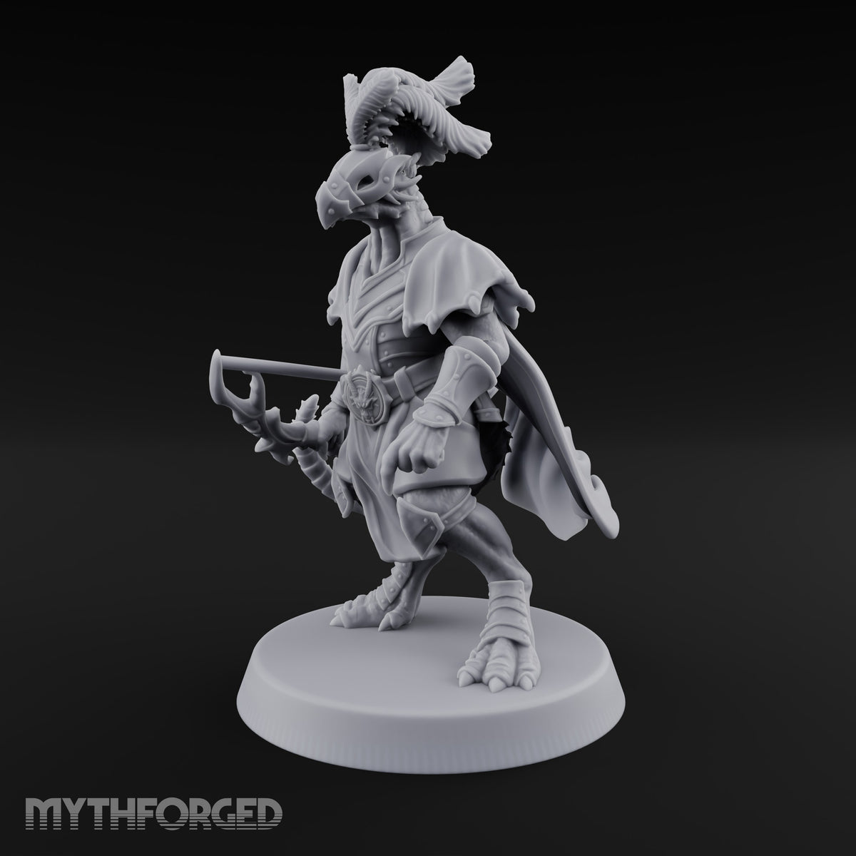 Feathered Hat Dragonborn Archer Leader