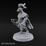 Feathered Hat Dragonborn Archer Leader