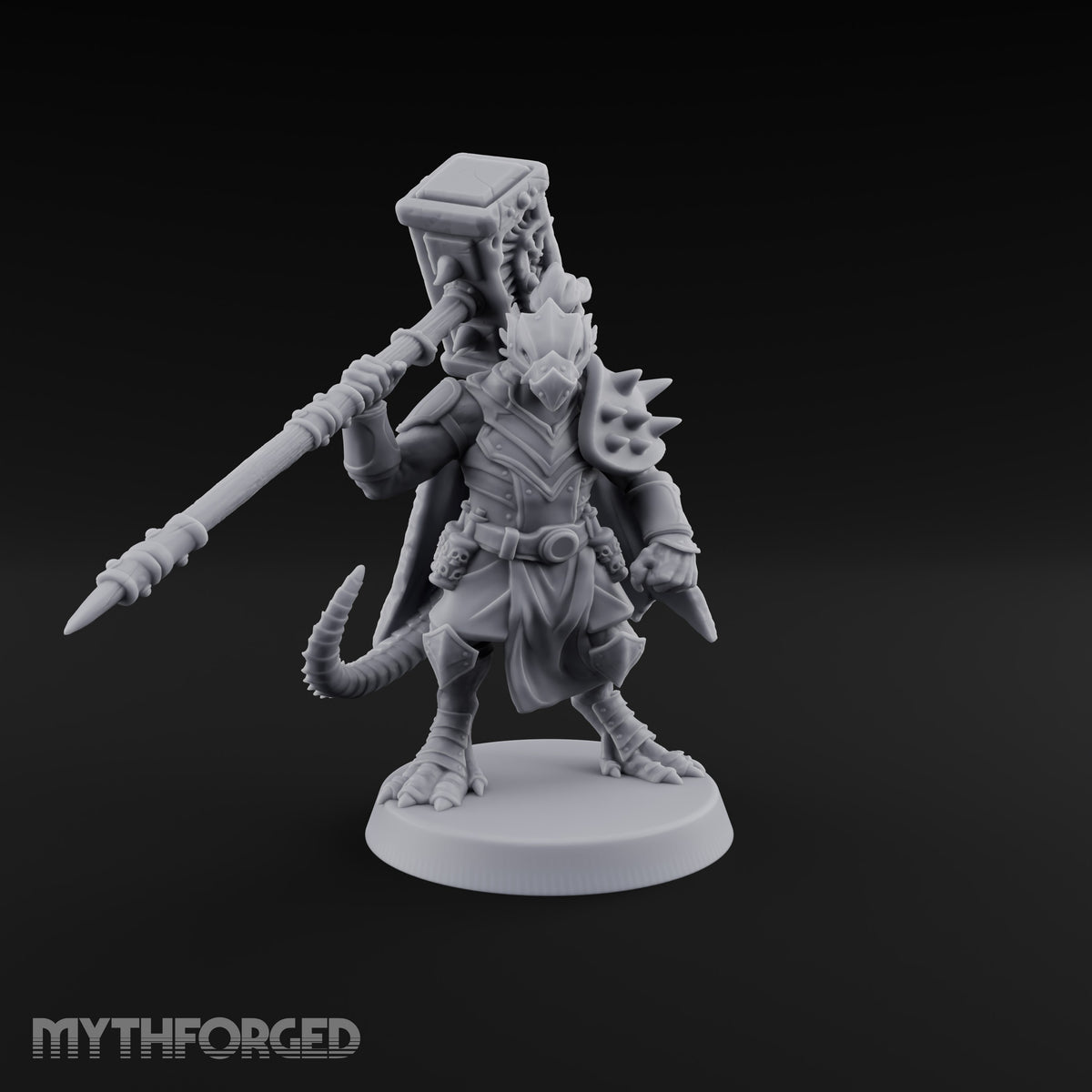 Spiked Pauldron Dragonborn Champion