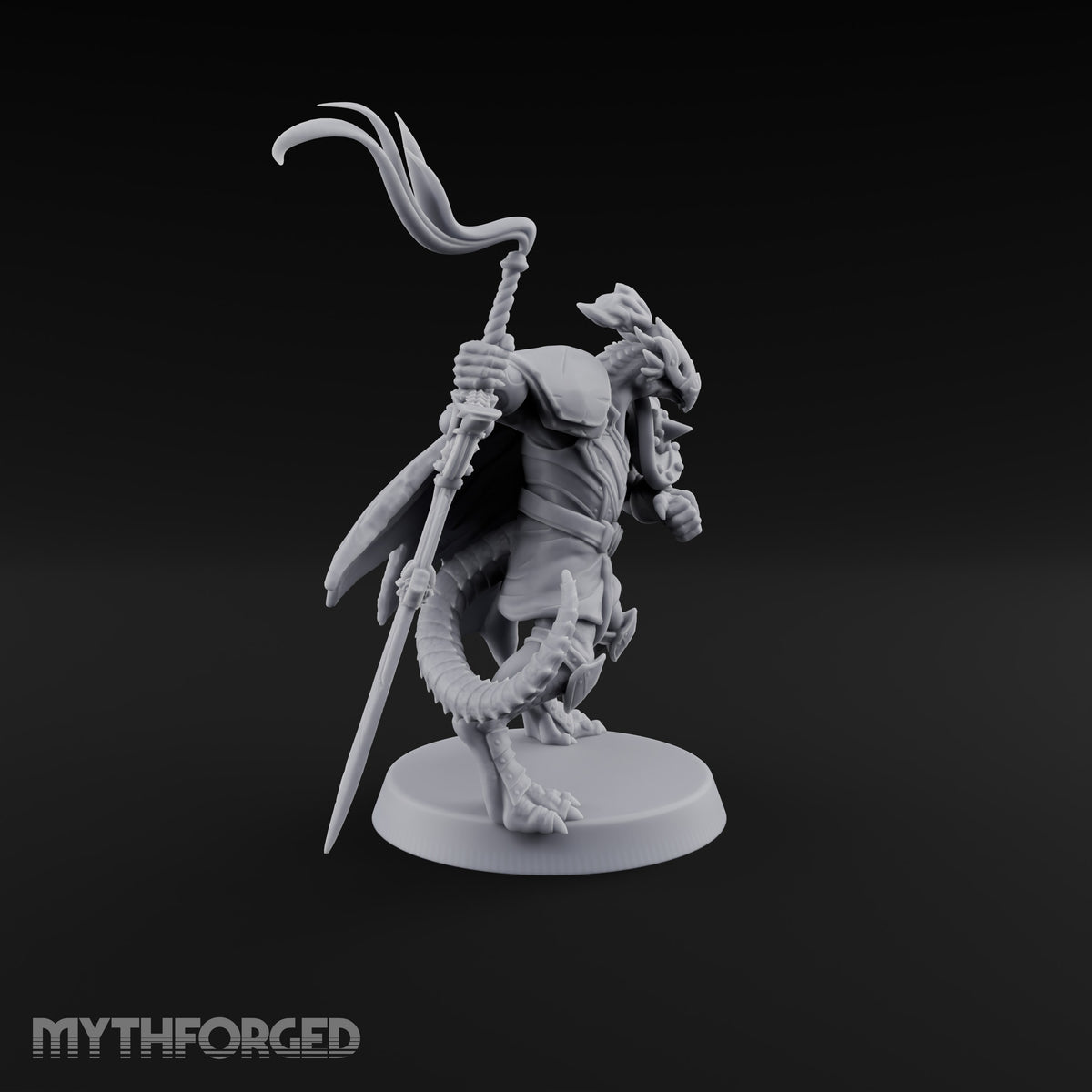 Cross-Guard Raised Dragonborn Champion