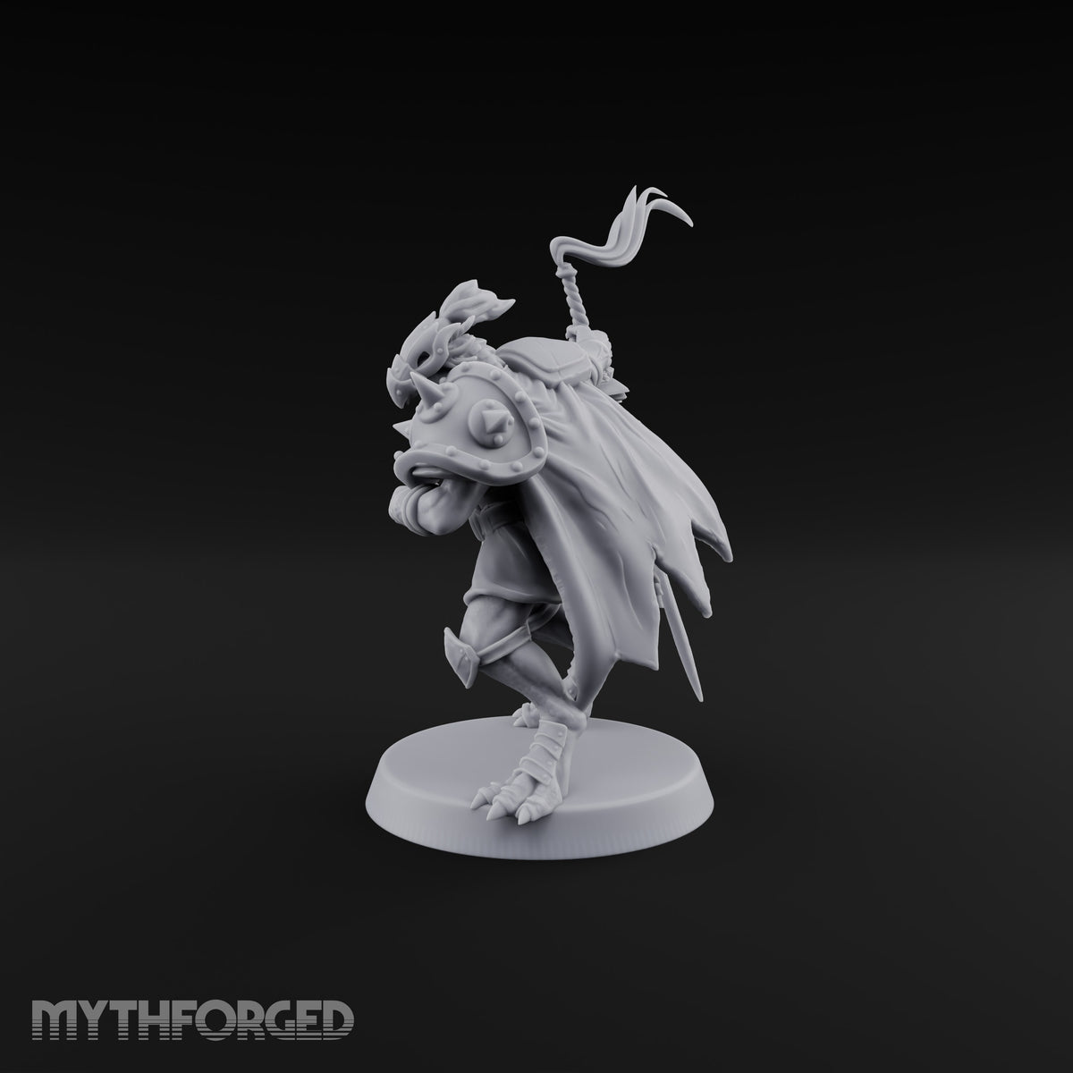 Cross-Guard Raised Dragonborn Champion