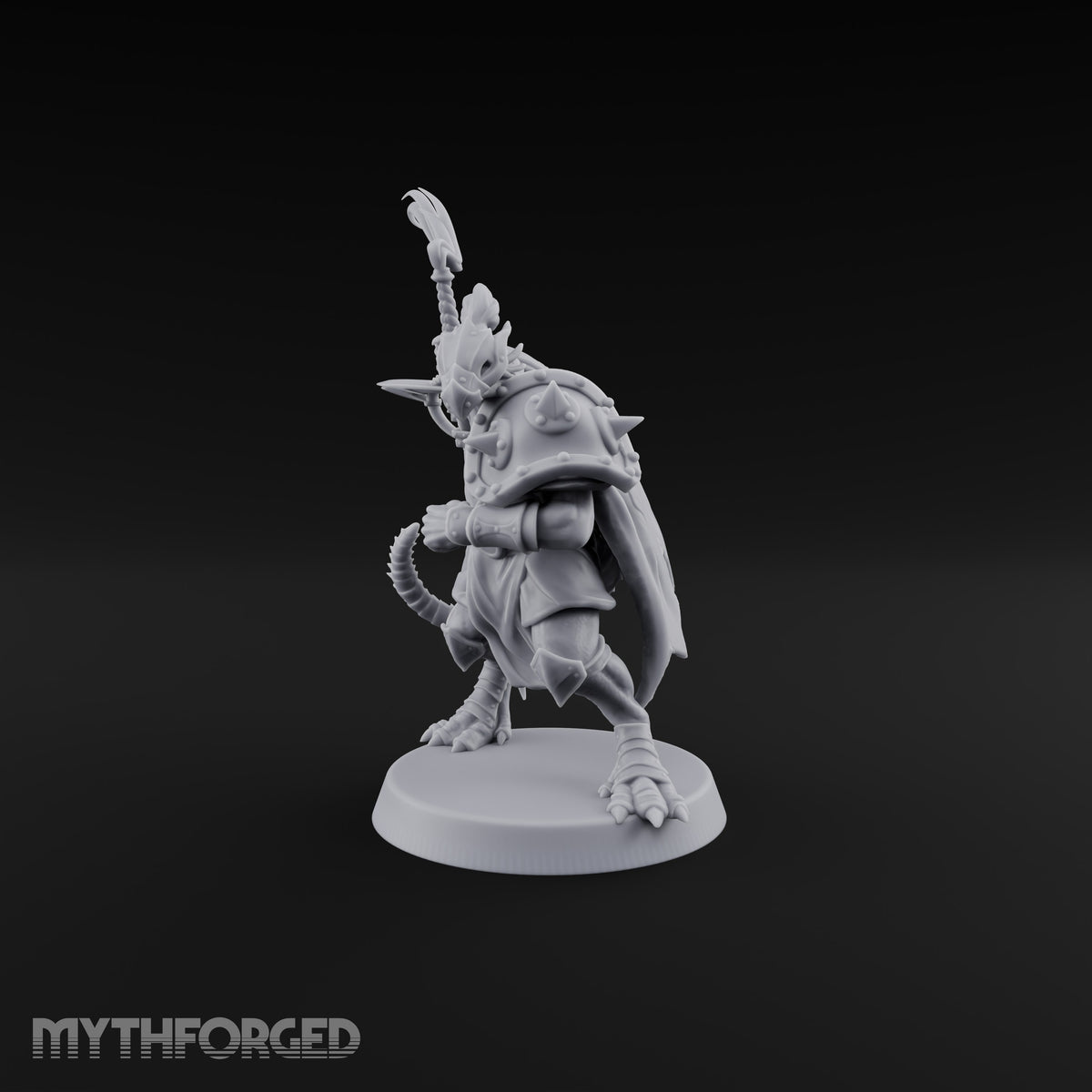 Cross-Guard Raised Dragonborn Champion