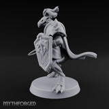 Shield Braced Dragonborn Champion