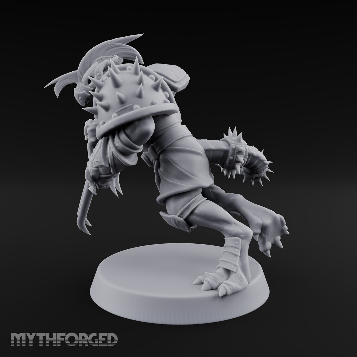 Spiked Shields, Twin Claws Dragonborn Reaver A