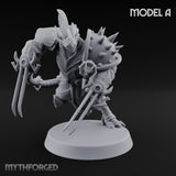 Spiked Shields, Twin Claws Dragonborn Reavers — A