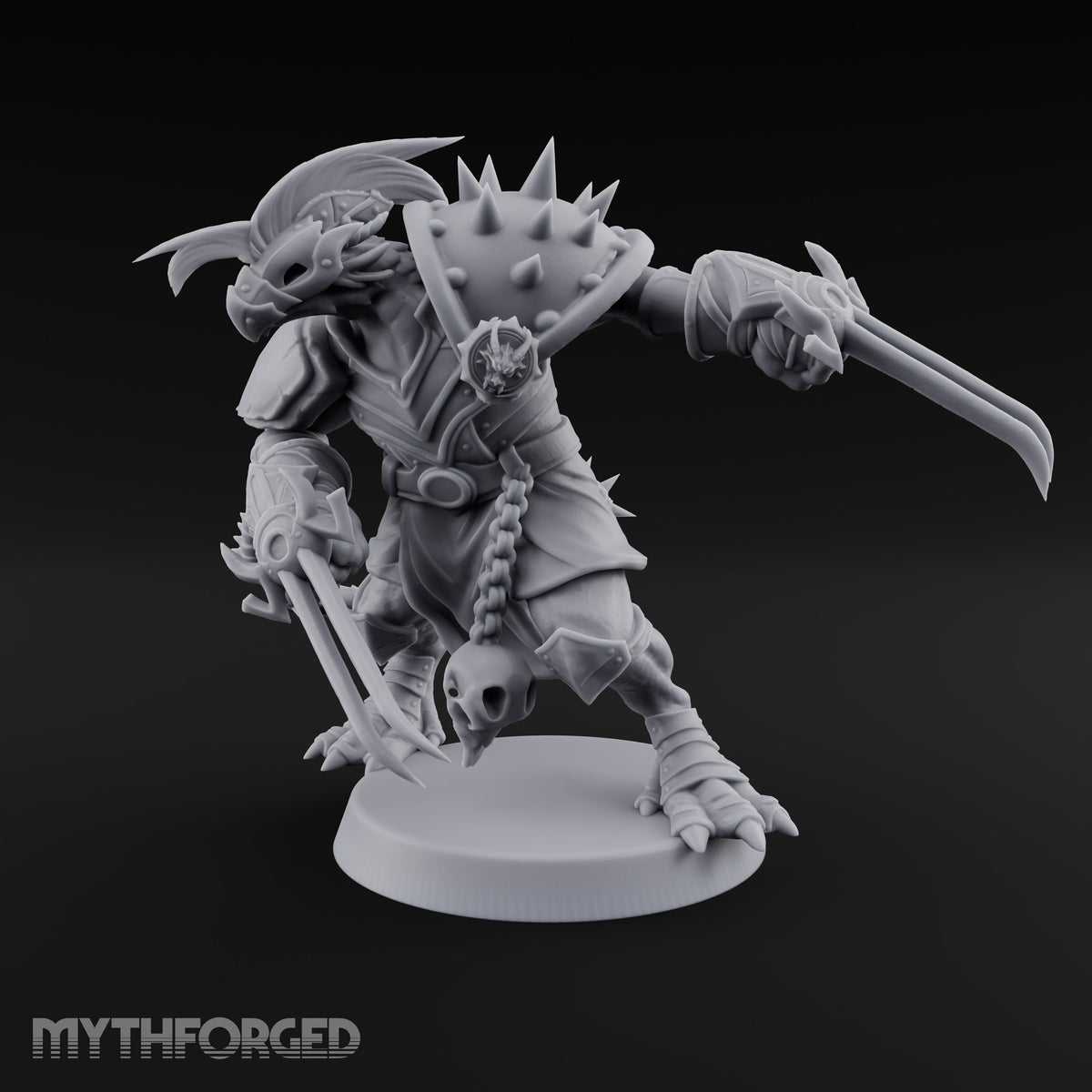 Spiked Shields, Twin Claws Dragonborn Reaver C