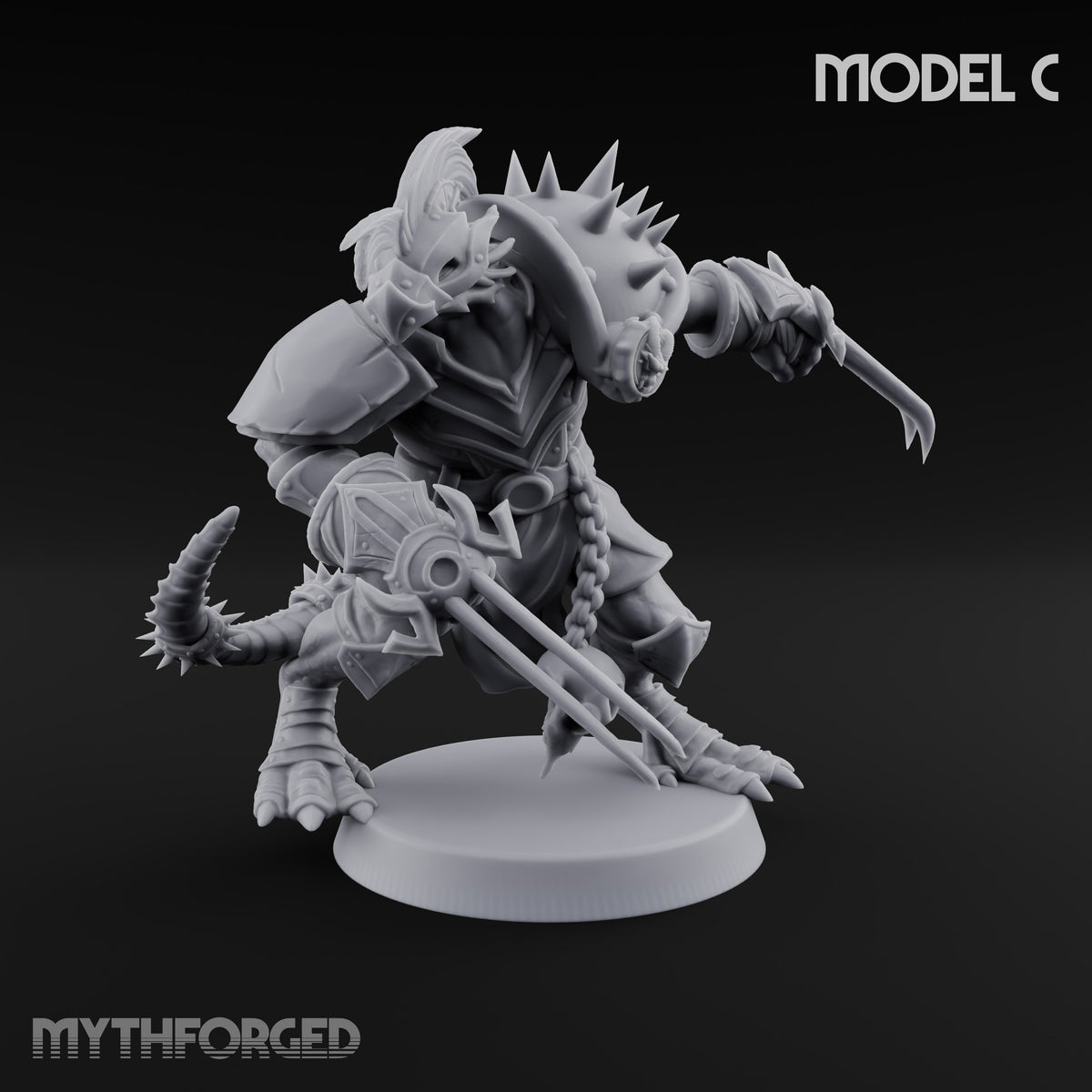 Spiked Shields, Twin Claws Dragonborn Reaver C
