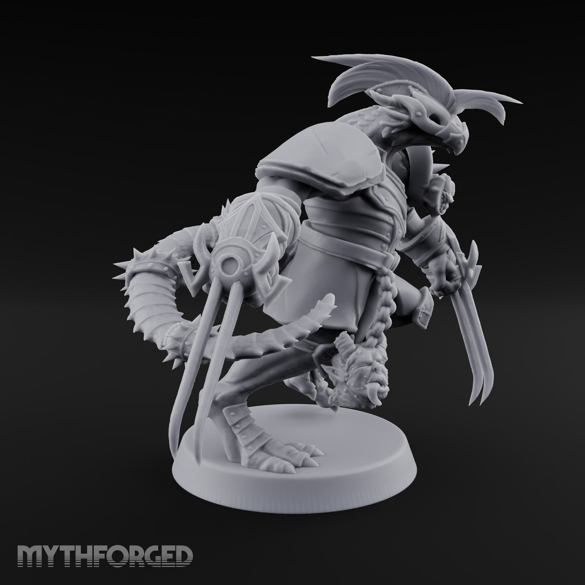 Spiked Shields, Twin Claws Dragonborn Reavers — D