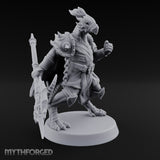 Crest Up, Glaive Down Dragonborn Sentinel Leader