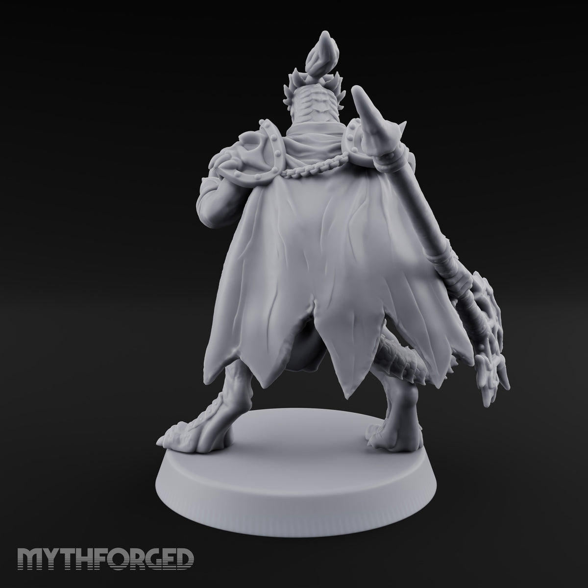 Crest Up, Glaive Down Dragonborn Sentinel Leader