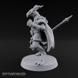 Crest Up, Glaive Down Dragonborn Sentinel Leader