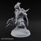 Crest Up, Glaive Down Dragonborn Sentinel Leader