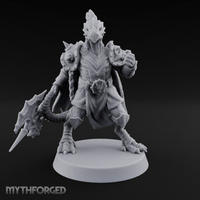 Crest Up, Glaive Down Dragonborn Sentinel Leader