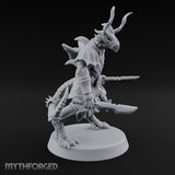 Antlers Up, Blades Crossed Dragonborn Swordmaster