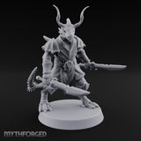 Antlers Up, Blades Crossed Dragonborn Swordmaster