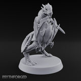 Scales Rattle, Shields Rise Dragonborn Swordsmen — A