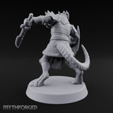 Scales Rattle, Shields Rise Dragonborn Swordsman A