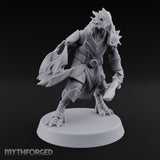 Scales Rattle, Shields Rise Dragonborn Swordsmen — B