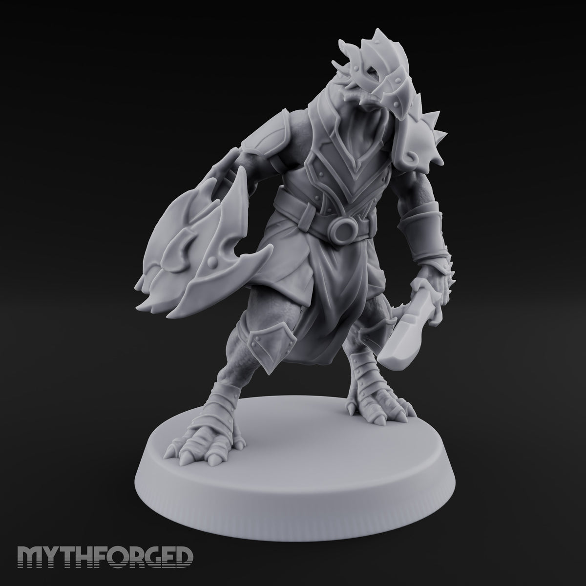 Scales Rattle, Shields Rise Dragonborn Swordsman B