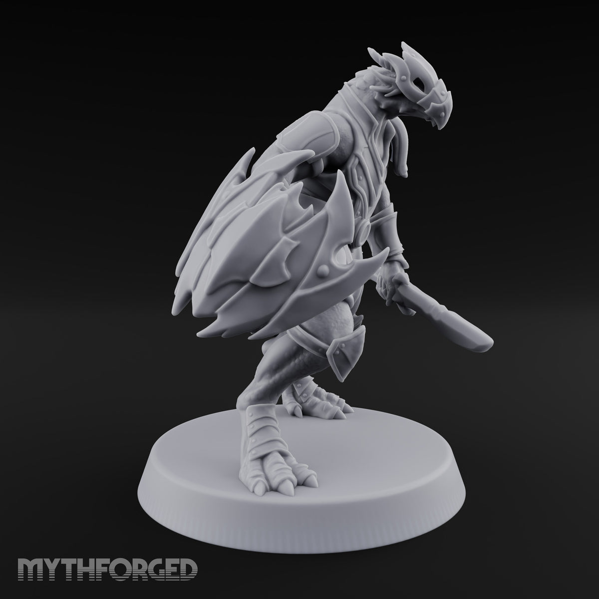 Scales Rattle, Shields Rise Dragonborn Swordsman B