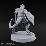Scales Rattle, Shields Rise Dragonborn Swordsman B