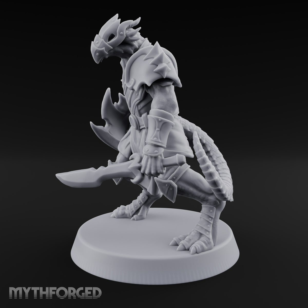 Scales Rattle, Shields Rise Dragonborn Swordsman B