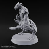 Scales Rattle, Shields Rise Dragonborn Swordsman B