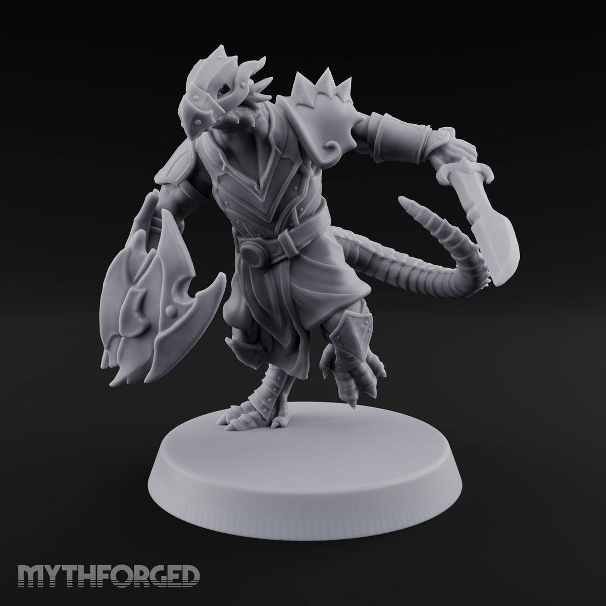 Scales Rattle, Shields Rise Dragonborn Swordsman C