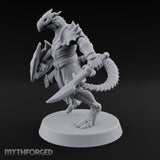 Scales Rattle, Shields Rise Dragonborn Swordsman D