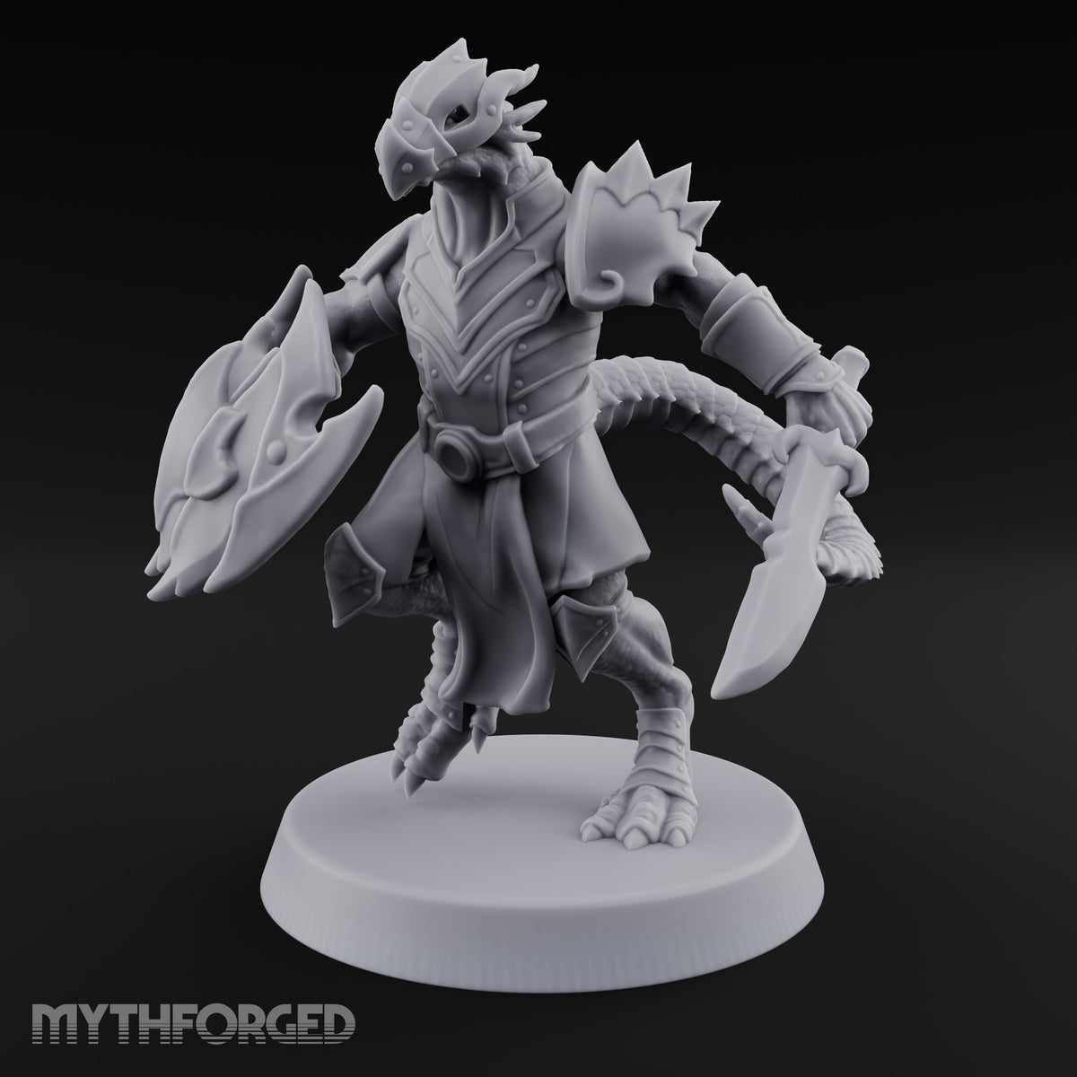Scales Rattle, Shields Rise Dragonborn Swordsman D