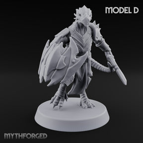 Scales Rattle, Shields Rise Dragonborn Swordsman D