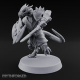 Scales Rattle, Shields Rise Dragonborn Swordsman E