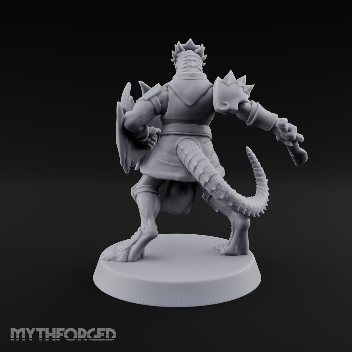 Scales Rattle, Shields Rise Dragonborn Swordsman F
