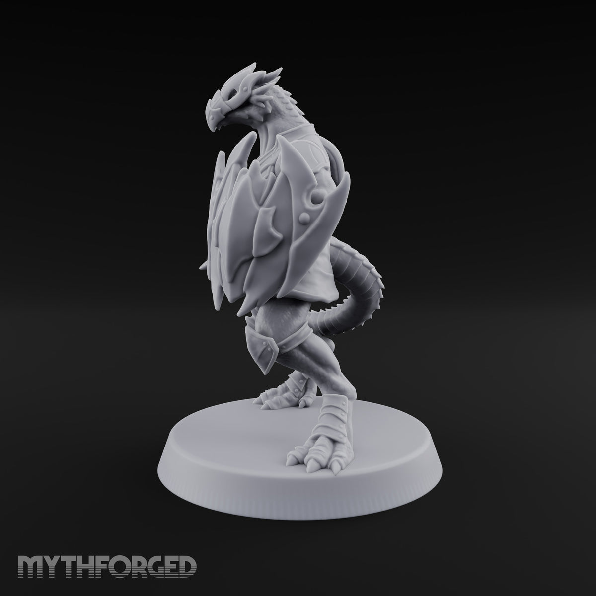 Scales Rattle, Shields Rise Dragonborn Swordsman F