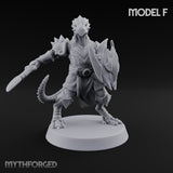 Scales Rattle, Shields Rise Dragonborn Swordsmen — F