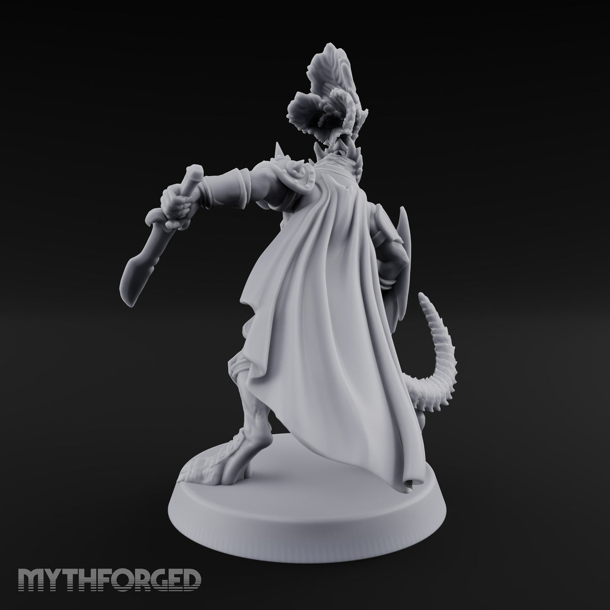 Shield Turned, Cloak Streaming Dragonborn Swordsman Leader