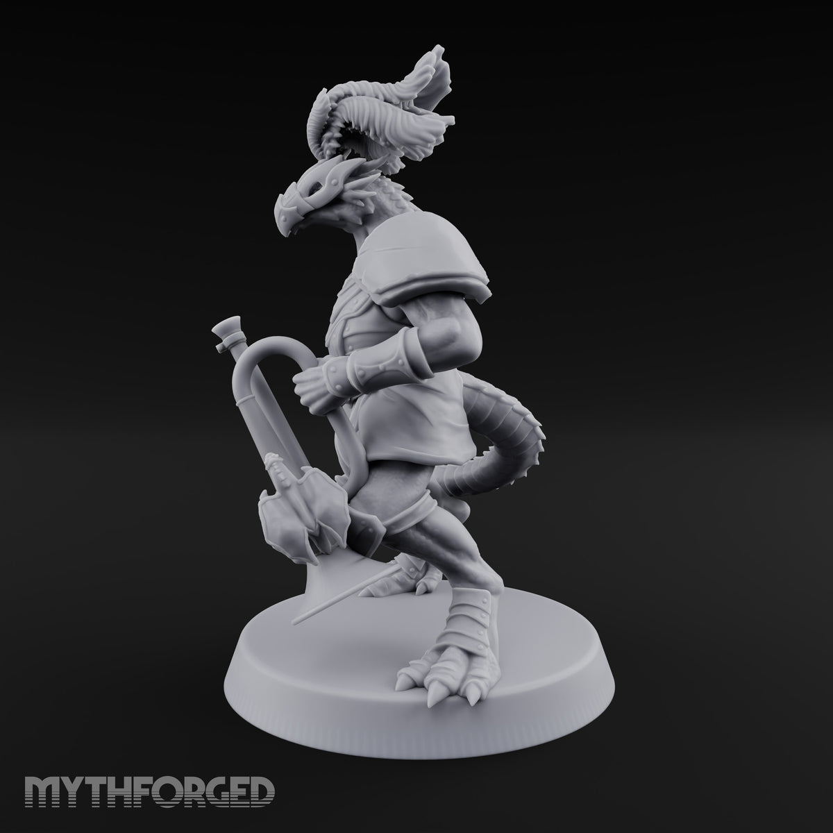 Brass Section Brings the Tail Dragonborn Trumpeter