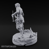 Dual Blades Dancing Draugr Assassin Miniature for Dungeons and Dragons, Pathfinder or other TTRPGs