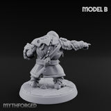 Skull Hurling Draugr Skullcaster B Miniature for Dungeons and Dragons, Pathfinder or other TTRPGs