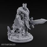 Tattered And Towering Draugr Leader Miniature for Dungeons and Dragons, Pathfinder or other TTRPGs